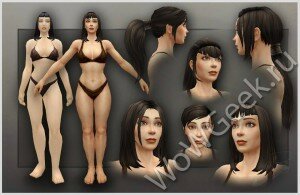 Новая модель женского персонажа в world of dreanor